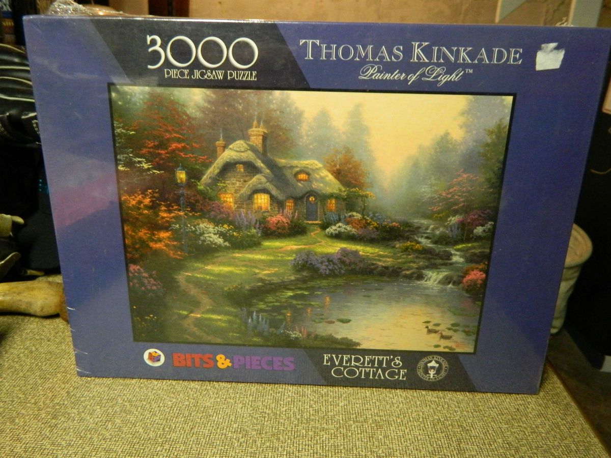 Thomas Kinkade Everetts Cottage 3000 Piece Jigsaw Puzzle by Bits