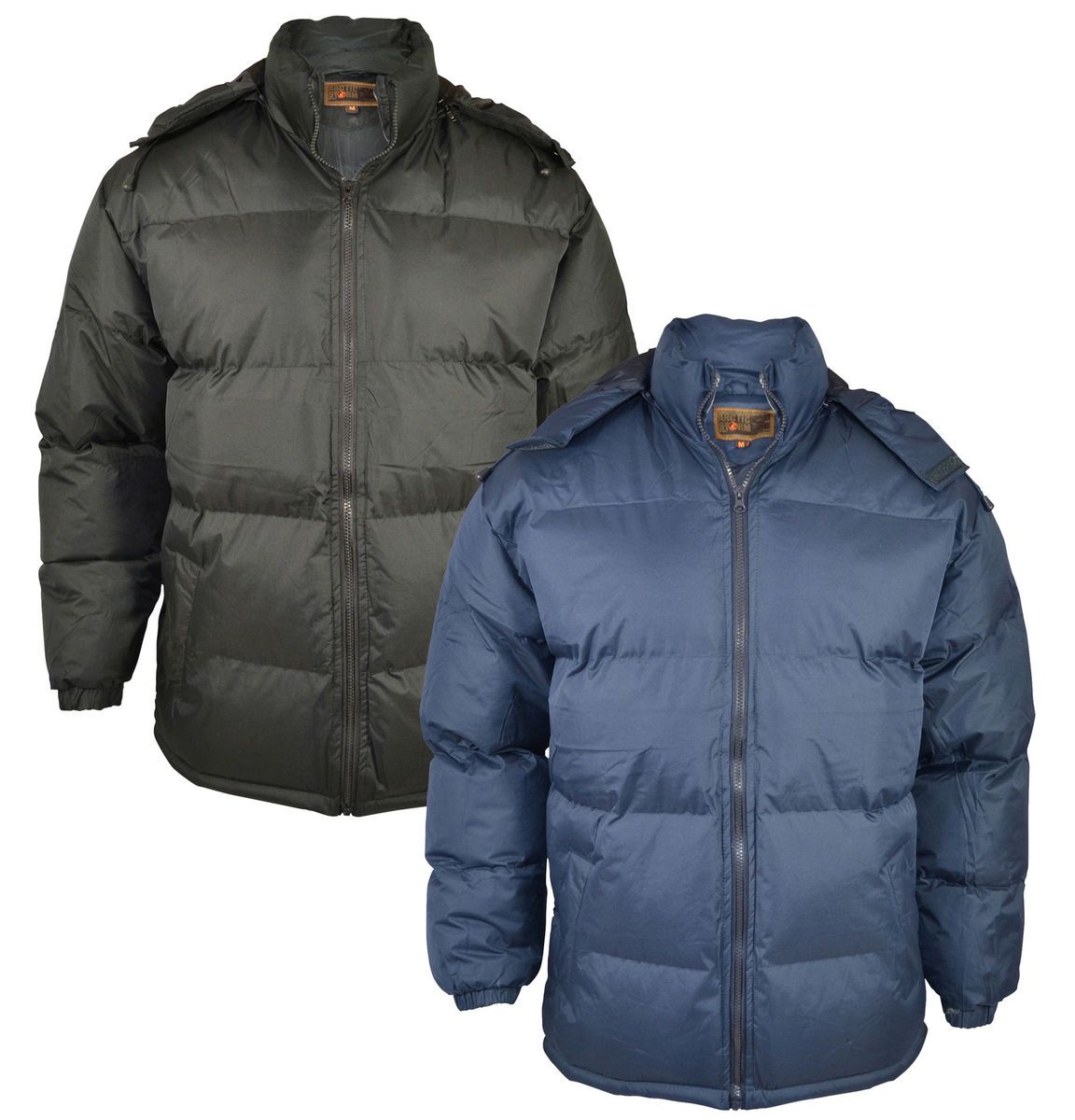 Arctic Mens Padded Puffer Bubble Jacket Hooded Bomber Quilted Coat