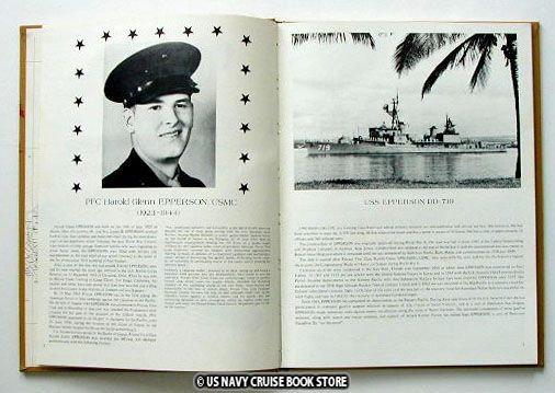 USS Epperson DD 719 Westpac Vietnam Cruise Book 1970