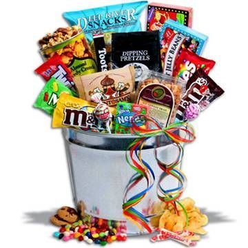 Junk Food Candy Snack Party Gift Basket Perfect for Holiday Birthday