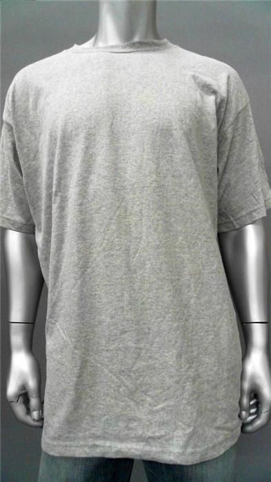 Foot Locker Mens Big & Tall Cotton Basic T Shirt SZ 3XL Gray Short