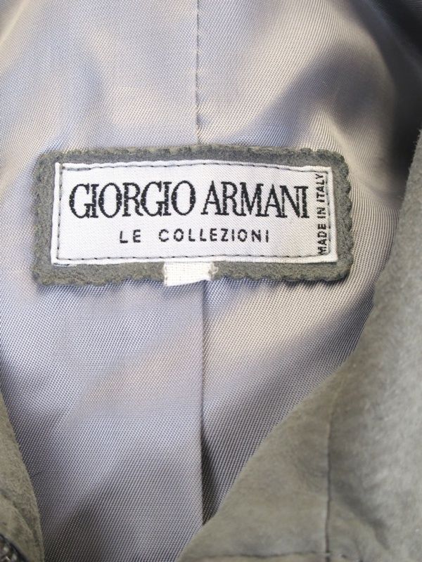  ARMANI at SOCIALITE AUCTIONS $1500 @ Fred Segal Mens Suede Jacket
