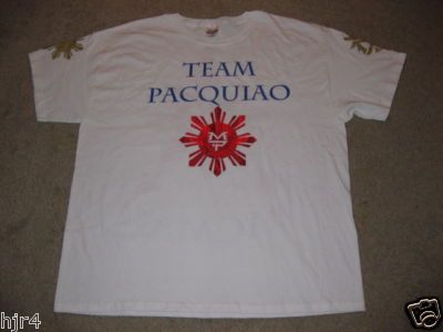 Manny Pacquiao Team Pacman Boxing T Shirt 2X 2XL New