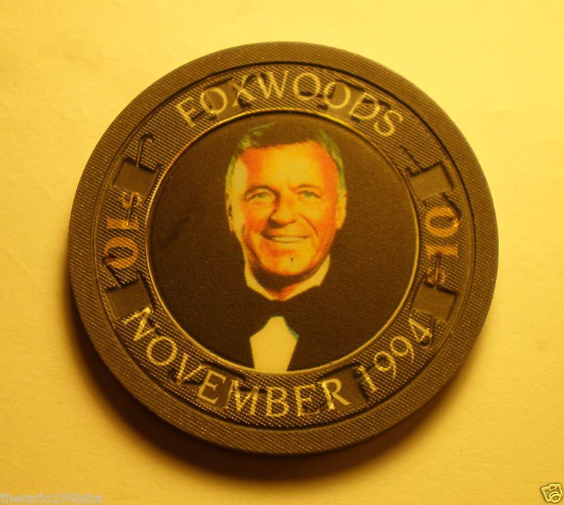 1994 Frank Sinatra Foxwoods $10 Casino Chip Great Item