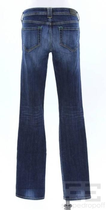  & Genetic Denim 2pc Blue Cropped & Straight Leg Jeans, 29/28