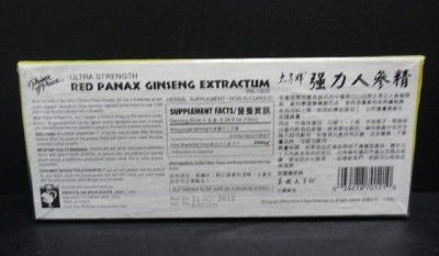 Red Panax Ginseng Extractum Dietary Supplement New Box