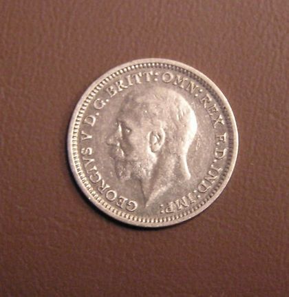 Great Britain Silver 3 Pence 1934 George V