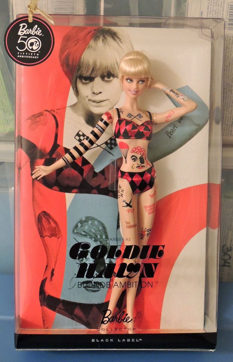 Barbie Doll Goldie Hawn Blonde Ambition Black Label
