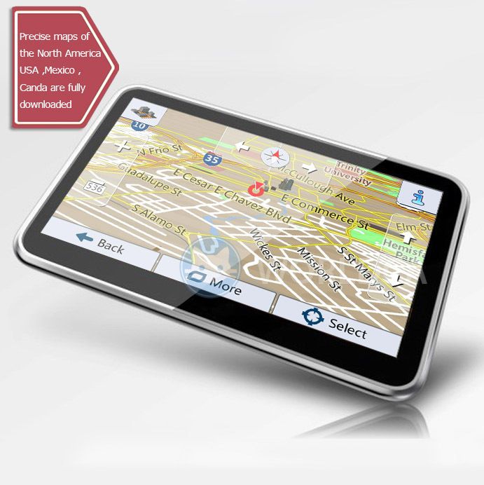  GPS Navigation Navigator with United States Canada Mexico Maps