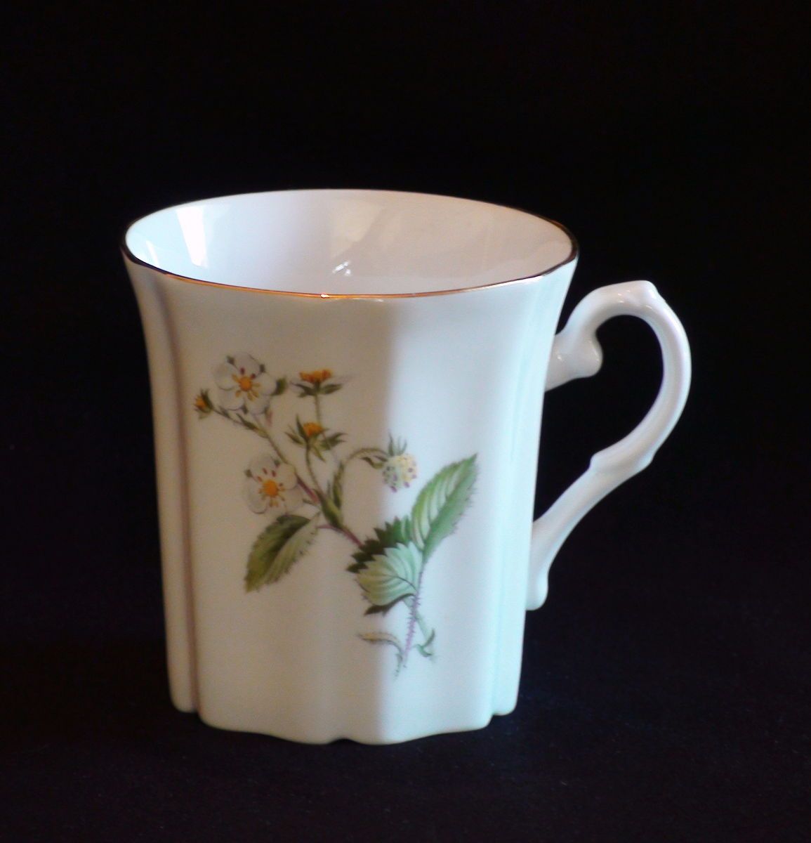 Royal Grafton Fine Bone China White Floral Cup