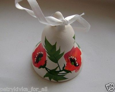 ukrainian handmade ceramic pottery bell from ukraine 