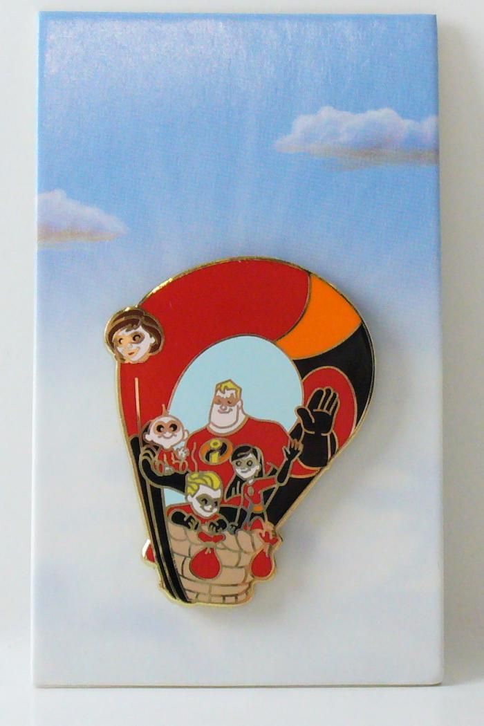 Disney Hot Air Balloon The Incredibles Mystery Pin