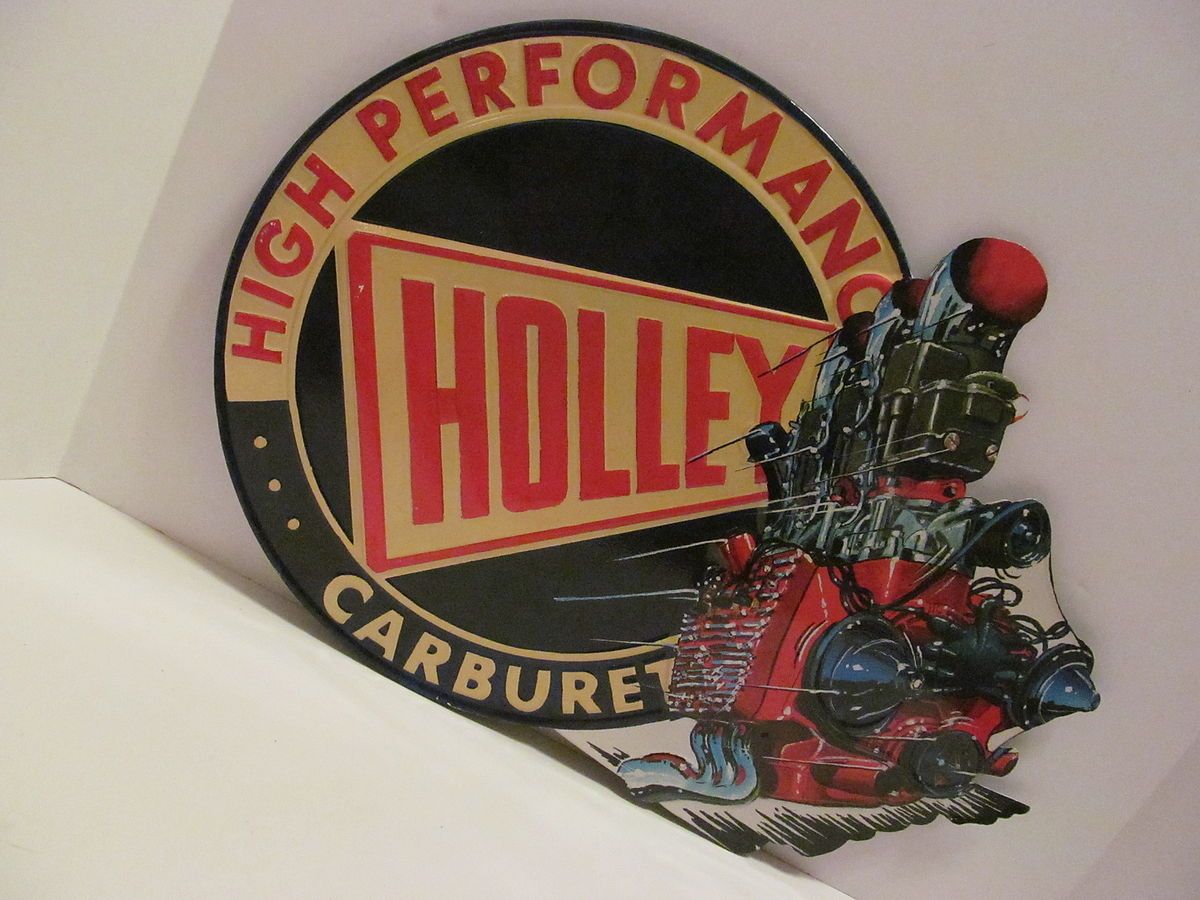 Holley Carburetors High Performance Flathead Ford Vintage Style Sign