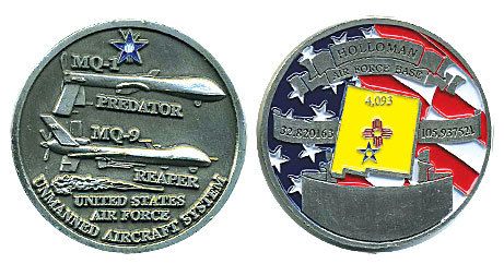 Holloman Air Force Base MQ 1 MQ 9 Challenge Coin