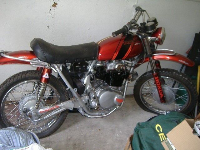 1969 350 Honda motorcycle sl #3