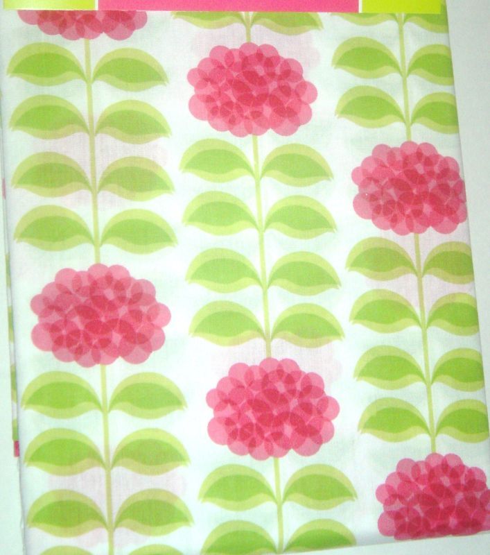 Colorful Pink Hydrangea Floral Fabric Tablecloth 70R