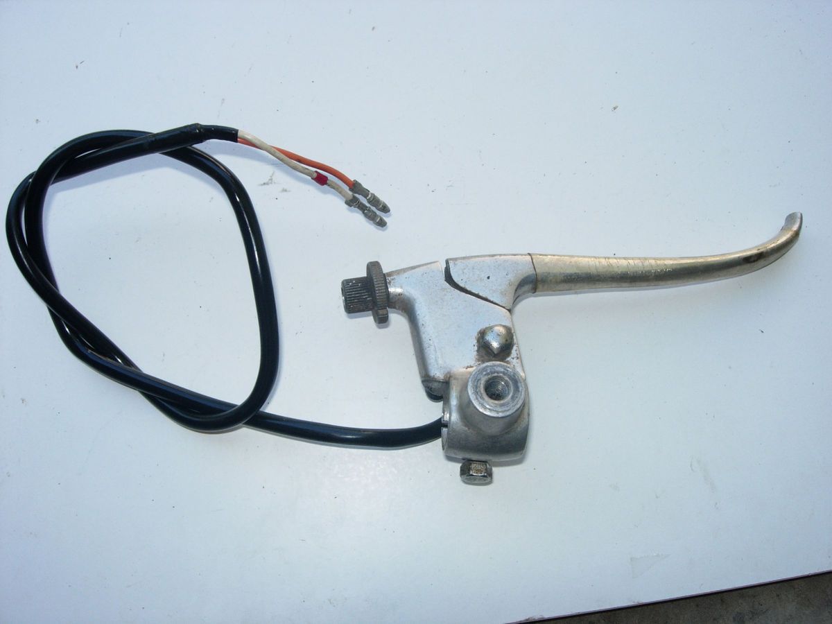 GT380 Front Brake Lever Perch and Front Brake Switch 1972 GT 380