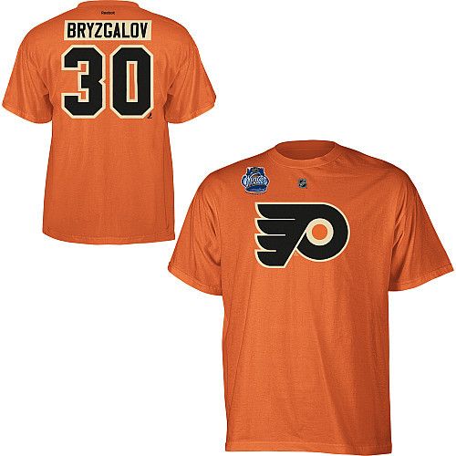 Philadelphia Flyers Ilya Bryzgalov Orange Winter Classic 2012 Jersey T