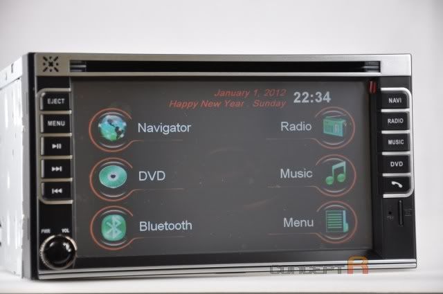  DVD GPS Navigation Radio Touch Screen 2 DIN in Dash Deck Player