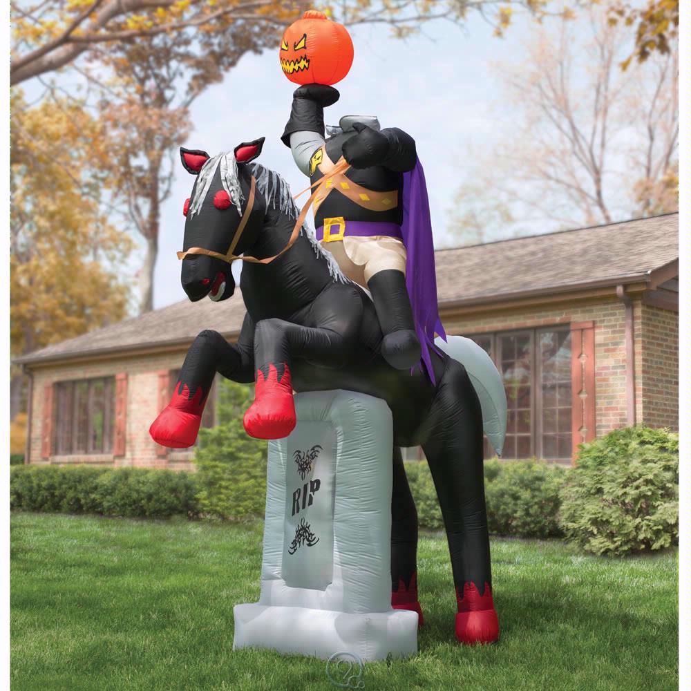  Inflatable Headless Horseman Outdoor Halloween Lawn Decoration