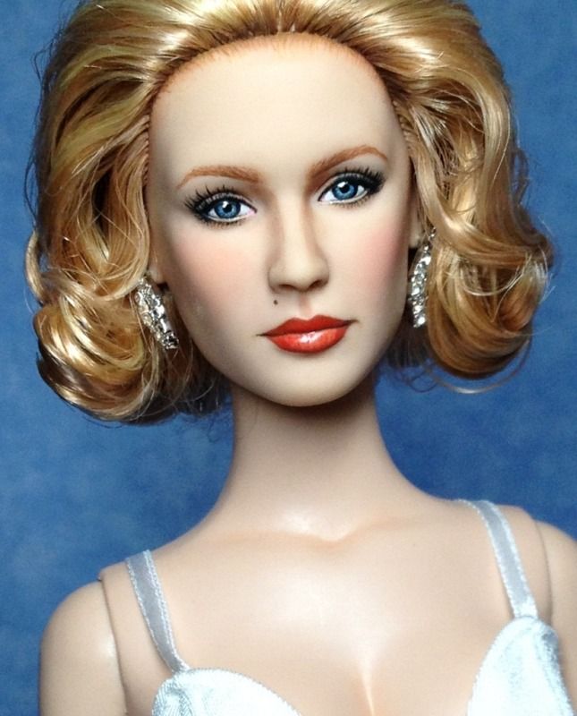  Men Inspired Betty Draper January Jones Doll Tonner Repaint NOT Barbie