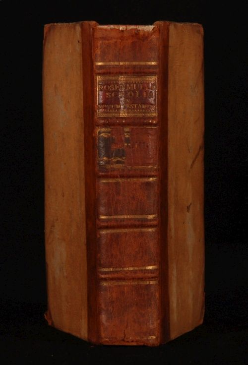  by johann georg rosenmuller bound in half leather with gilt