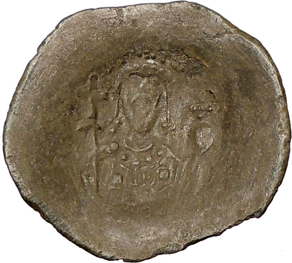 John II Comnenus 1118AD RARE Billon Large Byzantine Ancient Coin Christ  