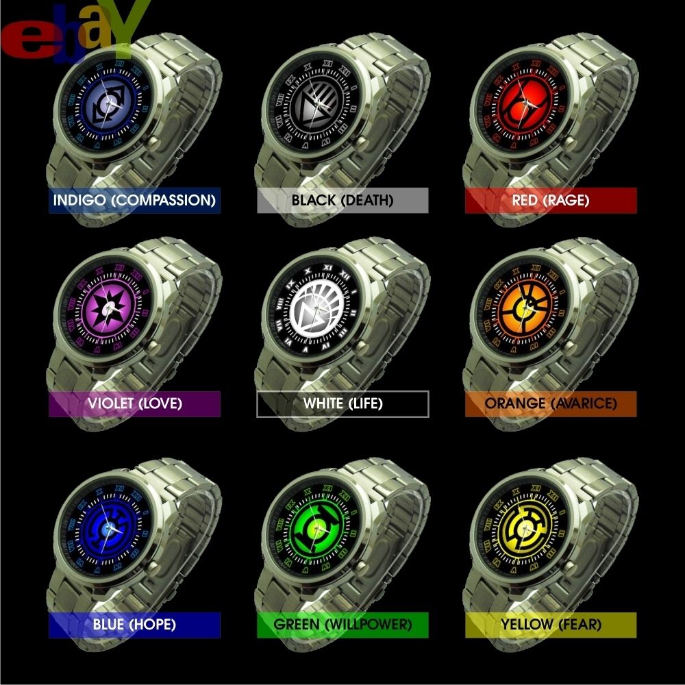 Complete Power Rings of DC Universe Green Lantern Watch