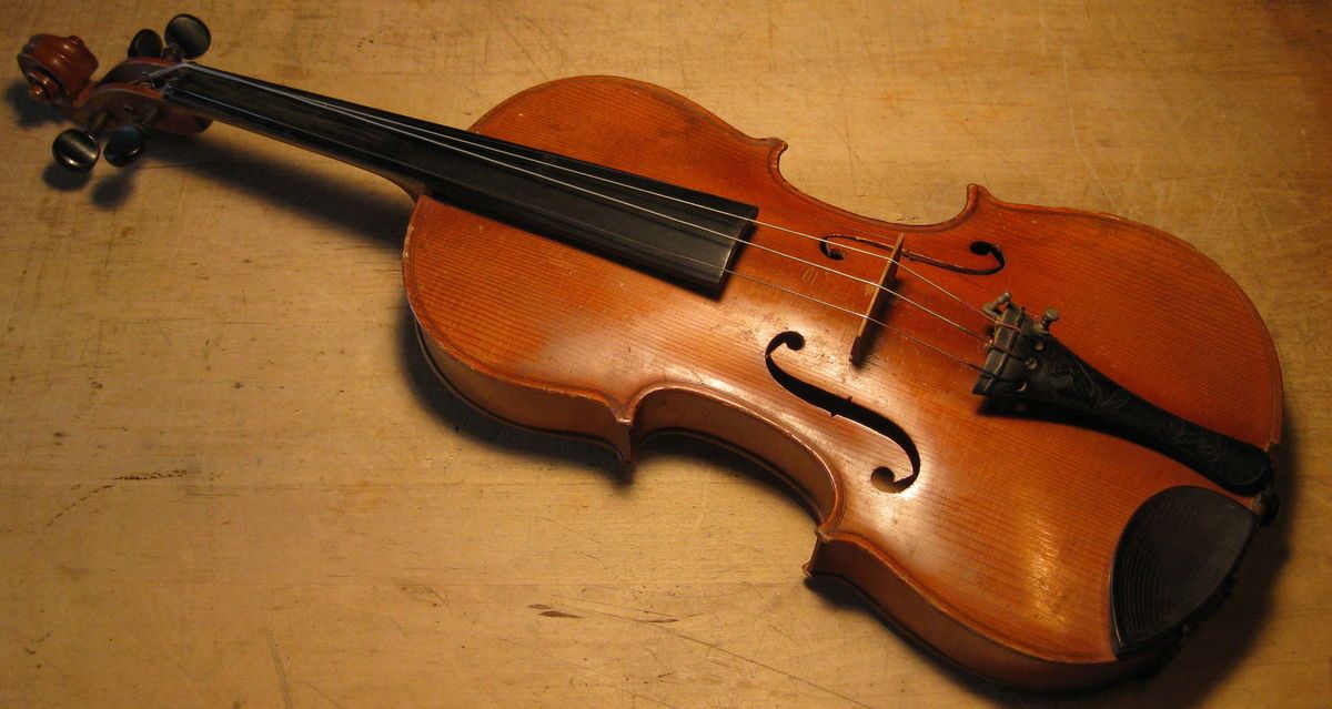 Antique vintage German violin labeled Laurentius Storioni fecit