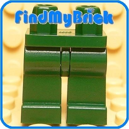 L049A Lego Minifigure Legs Dark Green 7658 7659 New