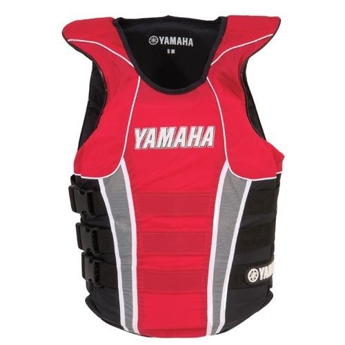 Yamaha Flight Side Entry Red Life Jacket Vest L XL New USCG Approved