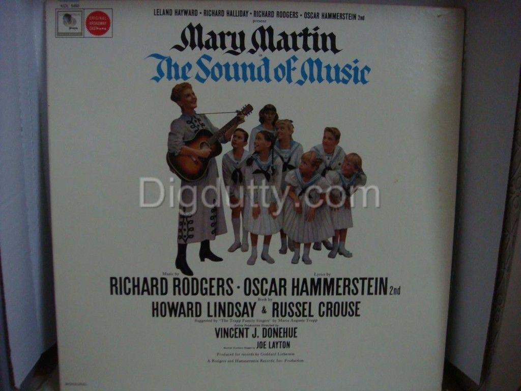 Mary Martin The Sound of Music Soundtrack Vinyl LP KOL5450