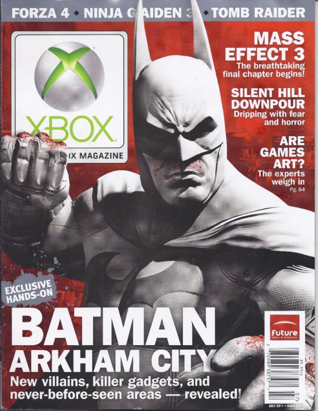 Xbox Magazine Batman Arkham City Mass Effect 3 Forza 4