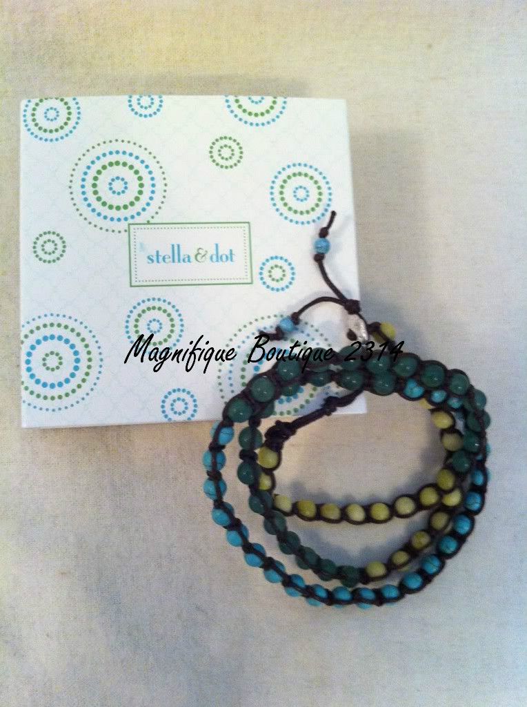& Dot Costa Azul Wrap Bracelet/Necklace  As Seen On Melissa Rycroft