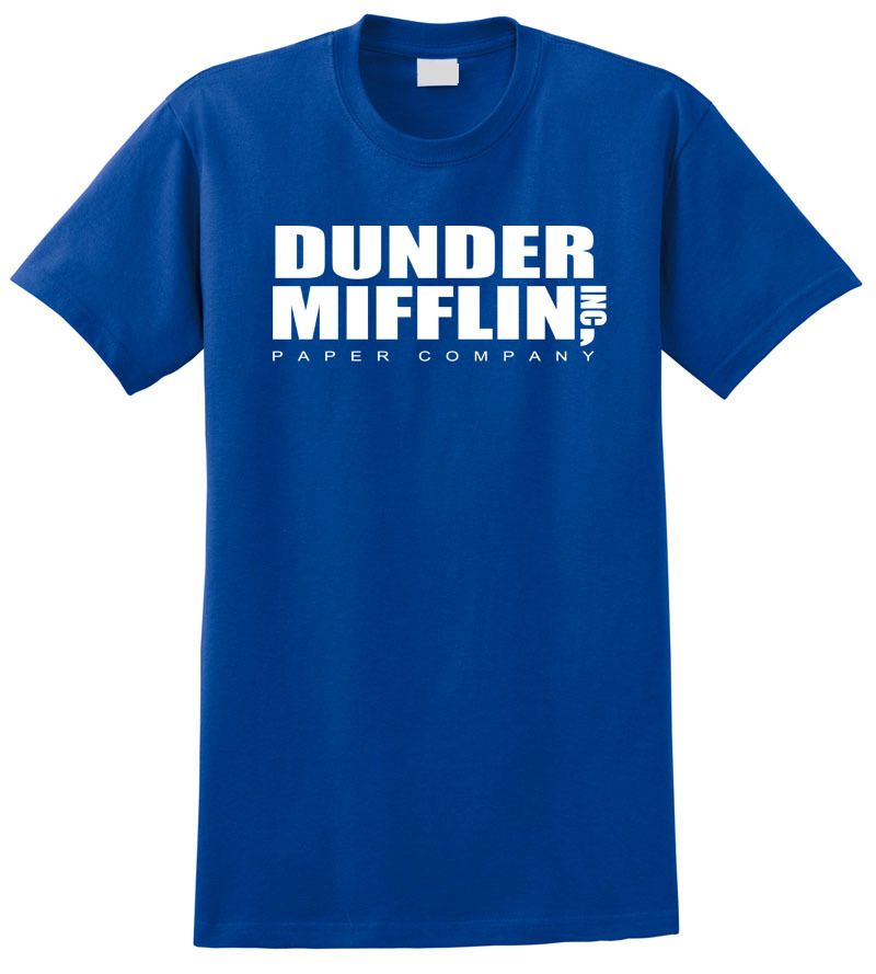 The Office TV Series Dunder Mifflin Tee T Shirt Funny