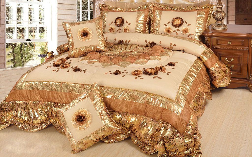 Dada Bedding King Midas Queen King Size Comforter Set Cotton Polyester