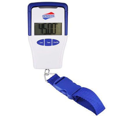 American Tourister Digital Luggage Scale 100LB Capacity AM4913WH