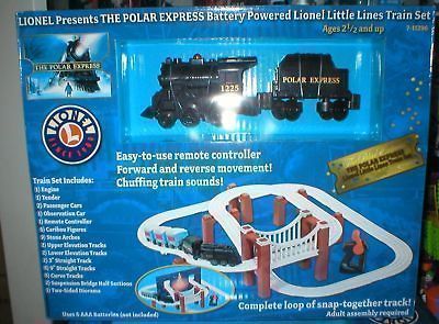 LIONEL TRAIN POLAR EXPRESS BATTERY POWERED LITTLE LINE