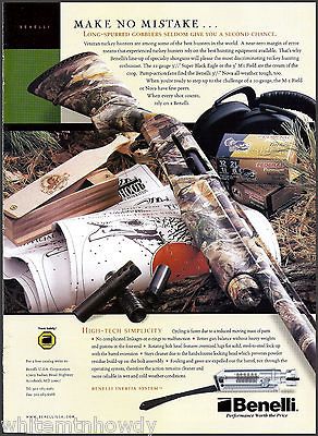 2003 BENELLI Super Black Eagle SHOTGUN Photo AD~Collectible Firearms