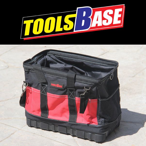 16 inch rubber base tool bag   heavy duty electrician hardware