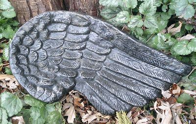Large plastic Angel wing mold plaster concrete garden casting