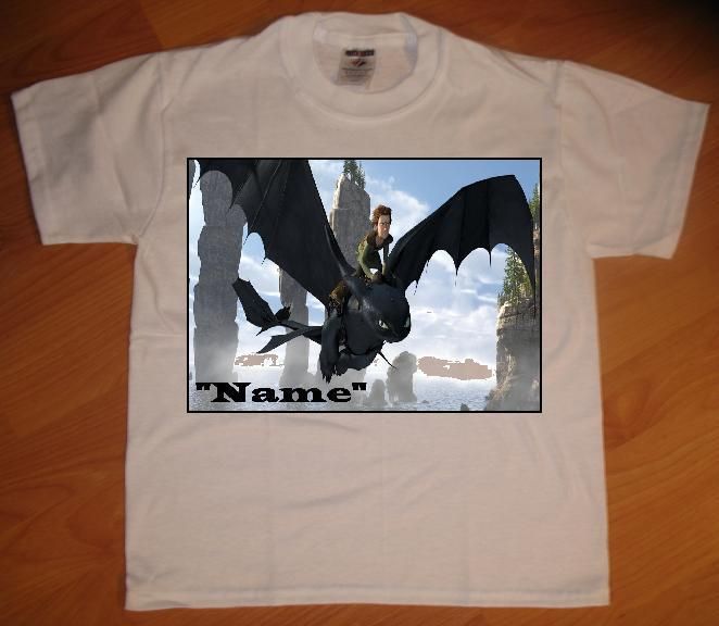 Train Your Dragon Personaliz​ed T Shirt   NEW