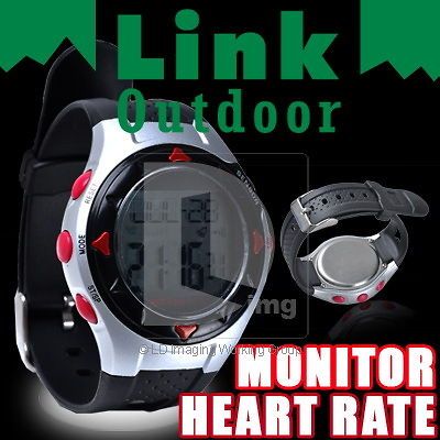 Pulse Heart Rate Monitor Stop Watch Calorie Counter Fitness Exercise