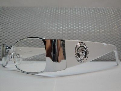 BRAND NEW MENS WOMENS CONTEMPORARY STYLE WHITE EYE GLASSES CLEAR LENS