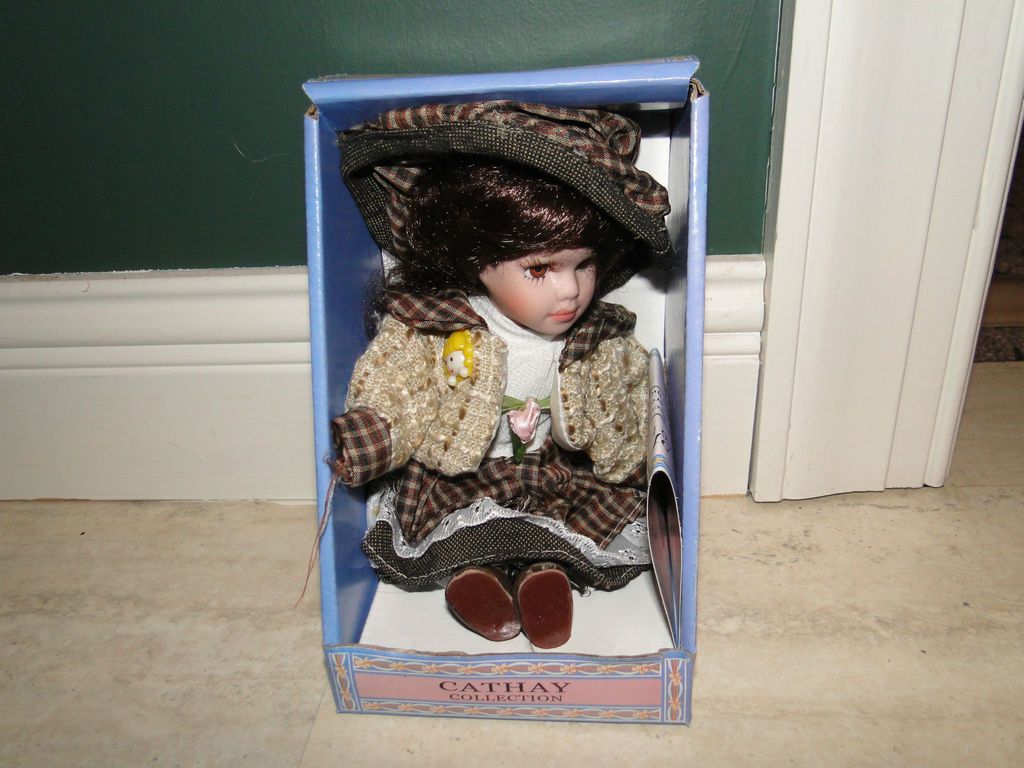 Cathay Collection Porcelain Doll Daina in Hat and Jacket, Only 5000