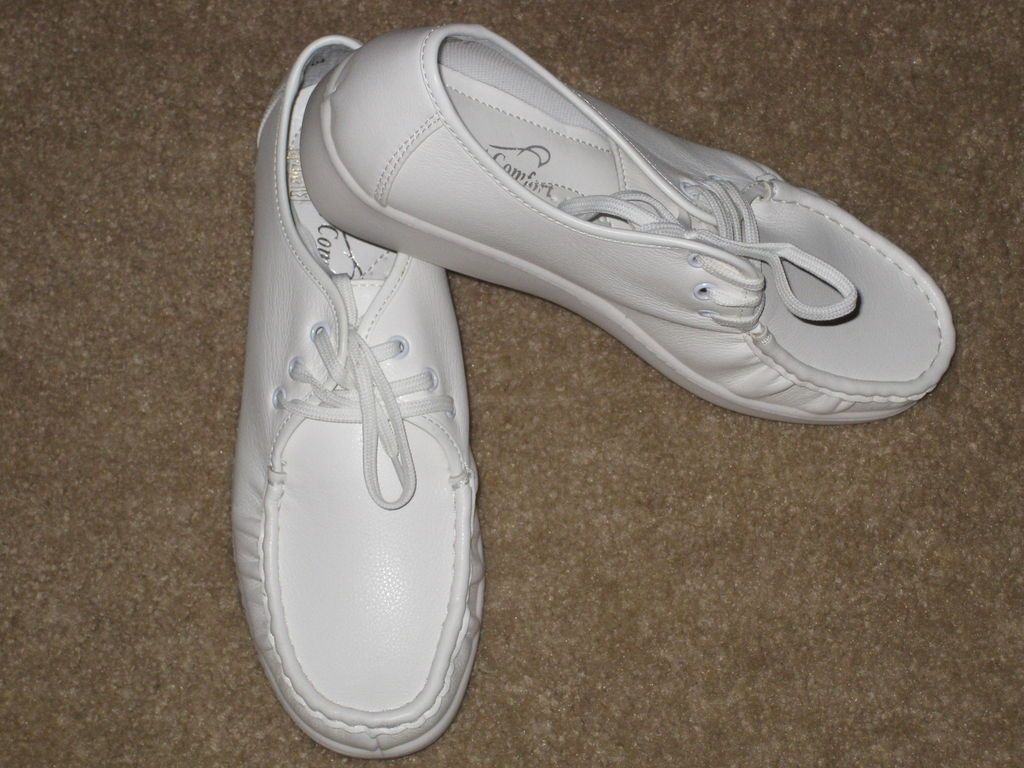 Womens NURSE and UNIFORM Comfortable SHOES Flat Tie Oxfords by First