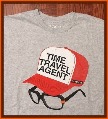 Brand New 30 Rock TV Show Time Travel Agent Trucker Hat & Shades Large