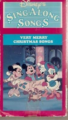 Disneys Sing Along Songs   Very Merry Christmas Songs (VHS)