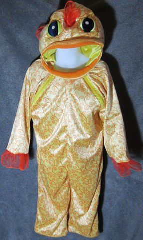 Toddlers BABYSTYLE GOLDFISH HALLOWEEN COSTUME 2 3T Baby Style Gold