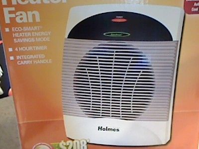 New Holmes Energy Saver Heater Fan 1500 W Timer HEH8001